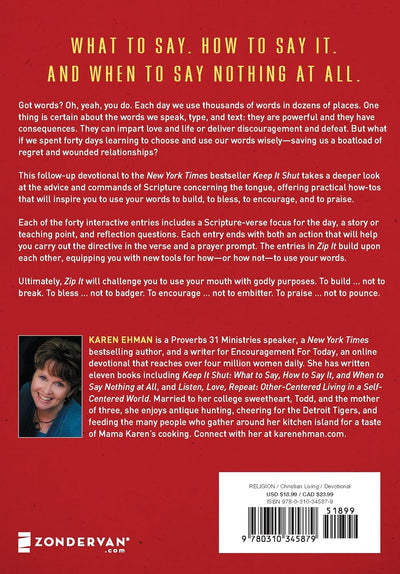 Zip It: The Keep It Shut 40-Day Challenge